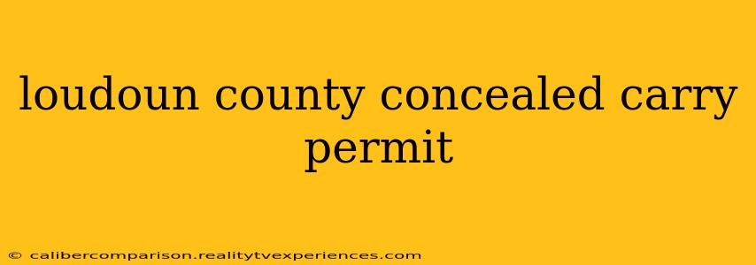 loudoun county concealed carry permit