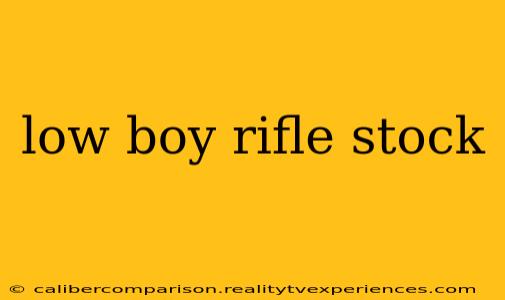 low boy rifle stock