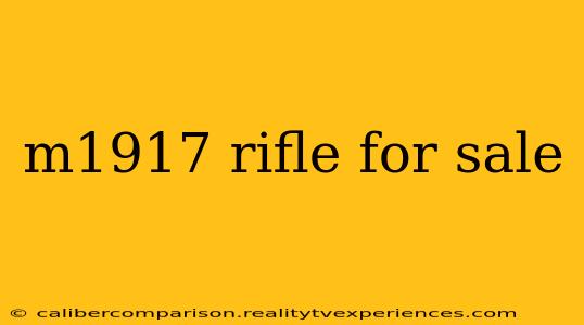 m1917 rifle for sale