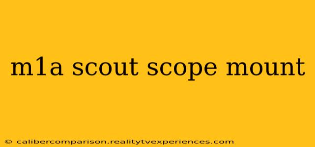 m1a scout scope mount