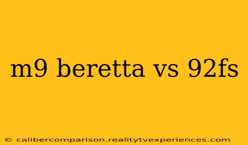 m9 beretta vs 92fs