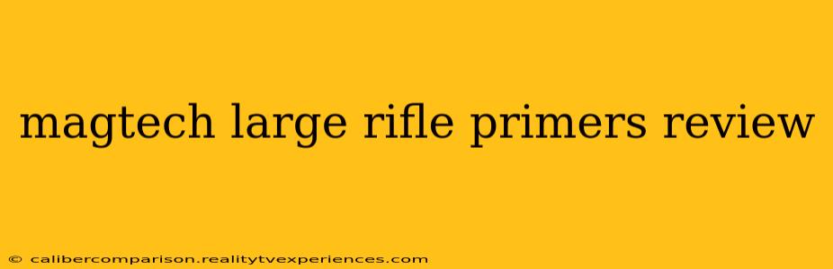 magtech large rifle primers review