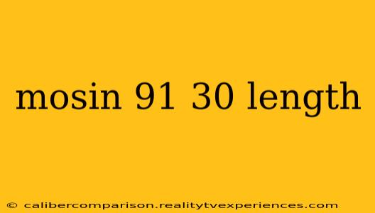 mosin 91 30 length