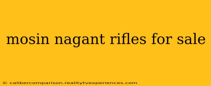 mosin nagant rifles for sale