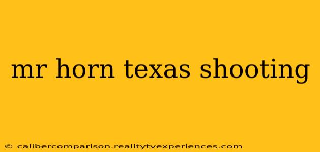 mr horn texas shooting