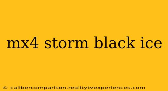 mx4 storm black ice