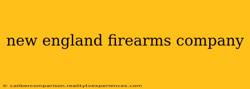 new england firearms company