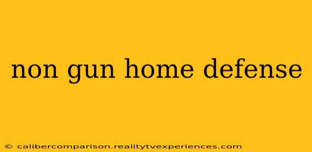 non gun home defense