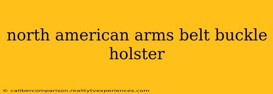 north american arms belt buckle holster