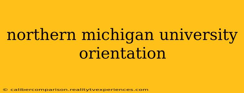 northern michigan university orientation