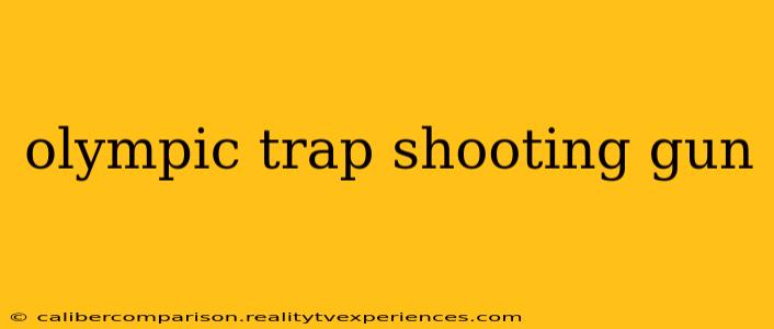 olympic trap shooting gun