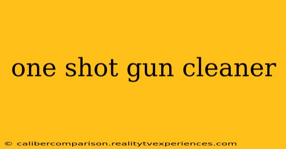 one shot gun cleaner