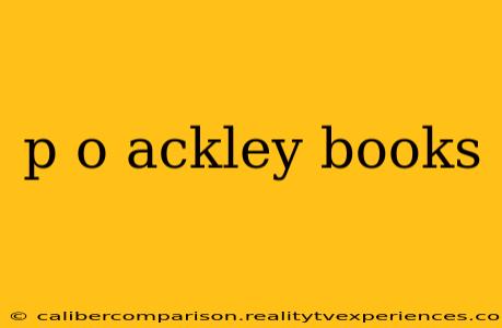 p o ackley books