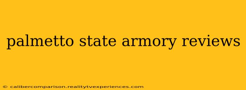 palmetto state armory reviews