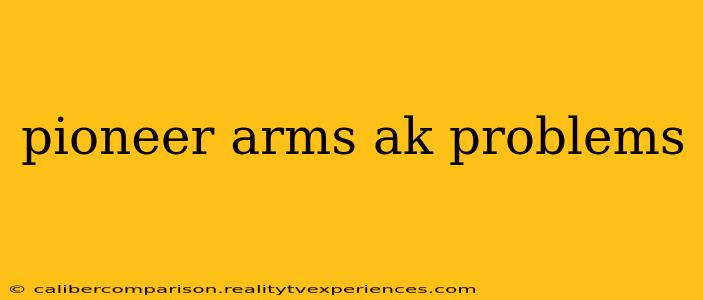 pioneer arms ak problems