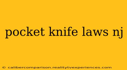 pocket knife laws nj