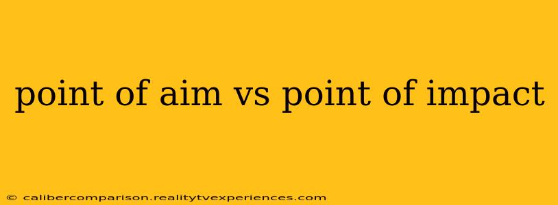 point of aim vs point of impact