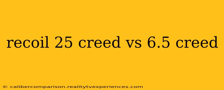 recoil 25 creed vs 6.5 creed