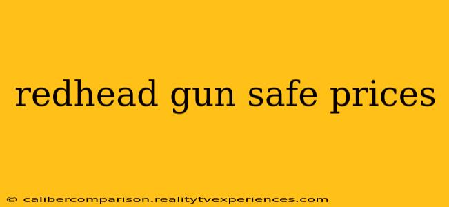 redhead gun safe prices