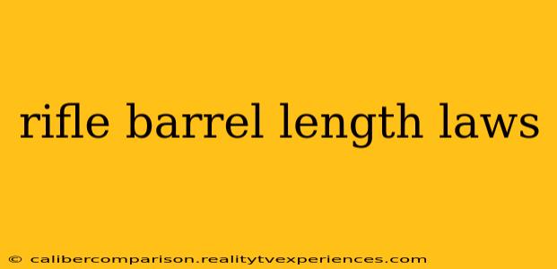 rifle barrel length laws