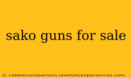 sako guns for sale