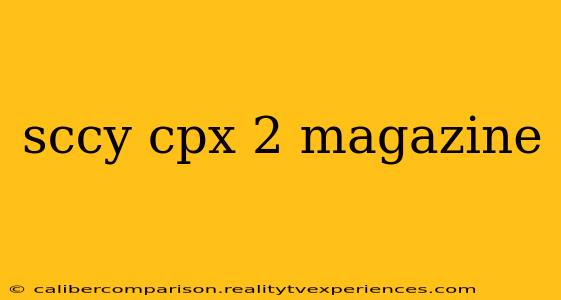 sccy cpx 2 magazine