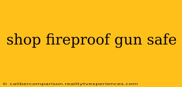 shop fireproof gun safe