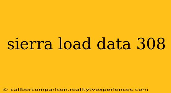 sierra load data 308