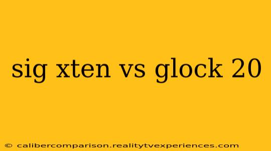 sig xten vs glock 20