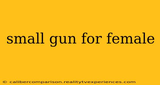 small gun for female