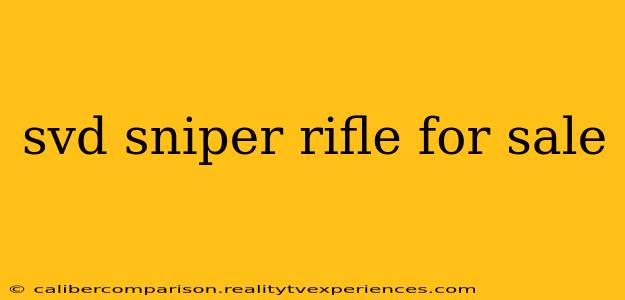 svd sniper rifle for sale