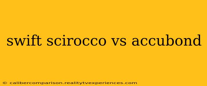 swift scirocco vs accubond