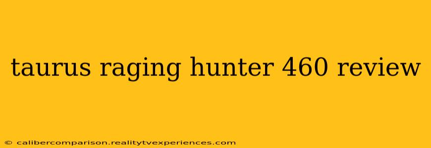 taurus raging hunter 460 review