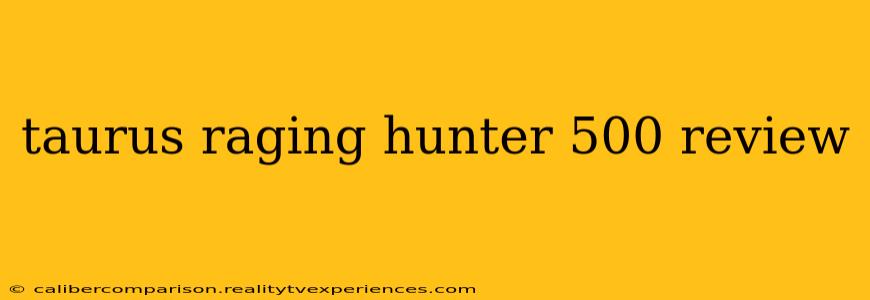 taurus raging hunter 500 review