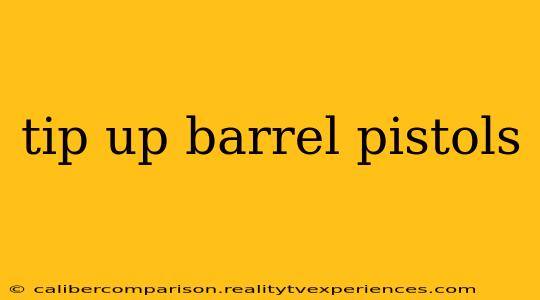 tip up barrel pistols