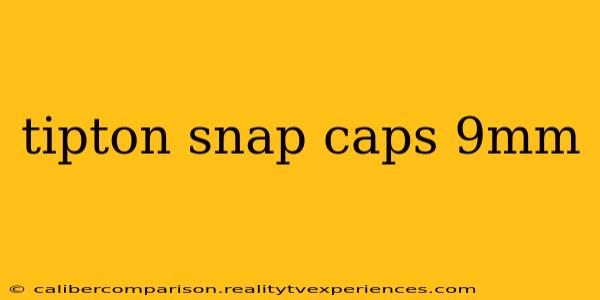 tipton snap caps 9mm