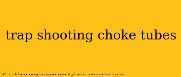 trap shooting choke tubes