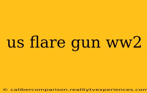 us flare gun ww2