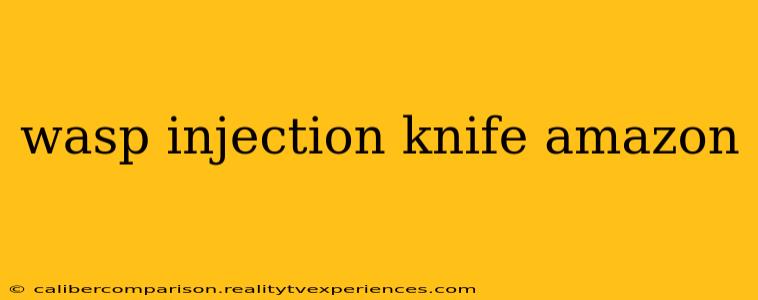 wasp injection knife amazon