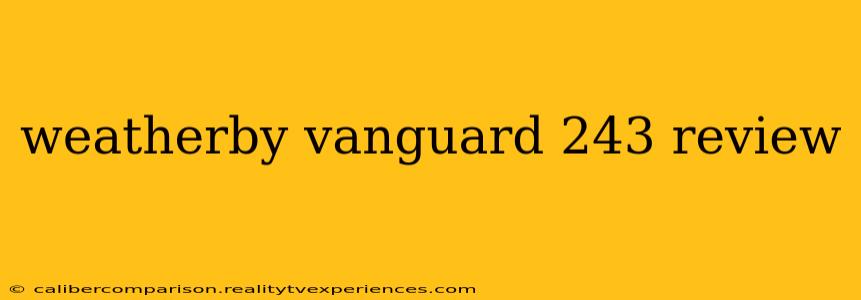 weatherby vanguard 243 review