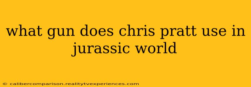 what gun does chris pratt use in jurassic world