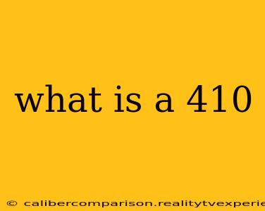 what is a 410