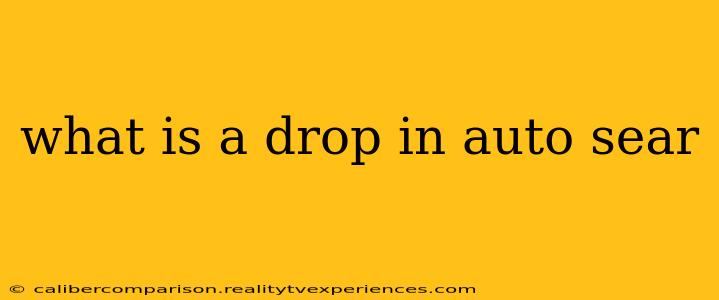 what is a drop in auto sear