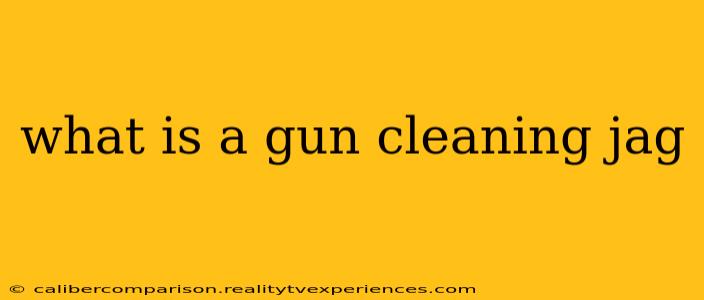 what is a gun cleaning jag