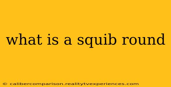 what is a squib round