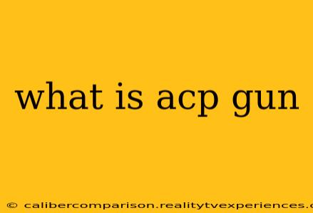 what is acp gun