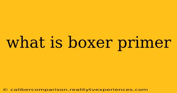 what is boxer primer