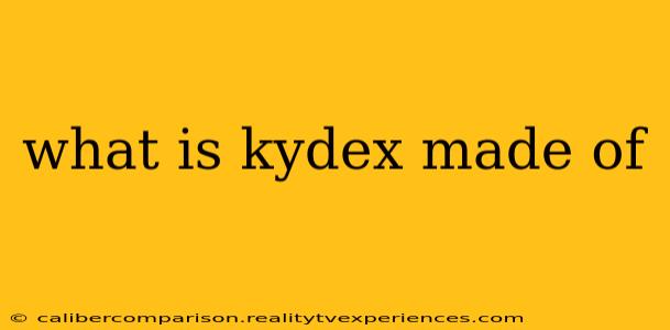 what is kydex made of