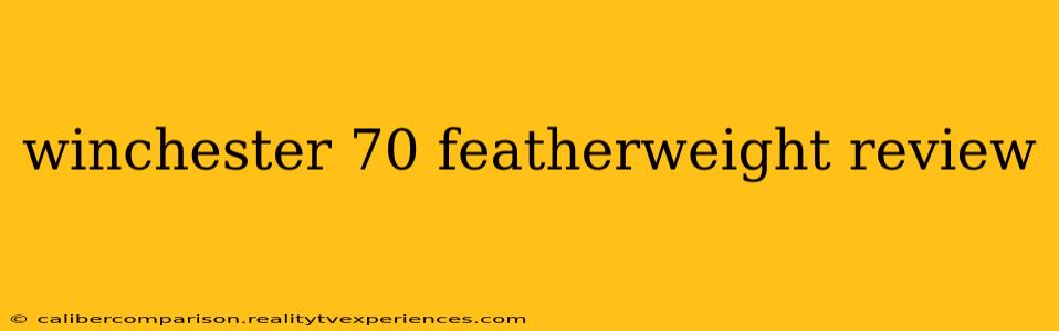 winchester 70 featherweight review