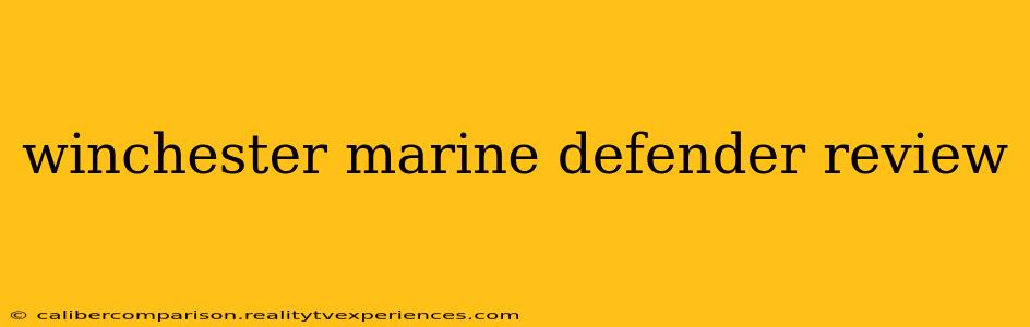 winchester marine defender review